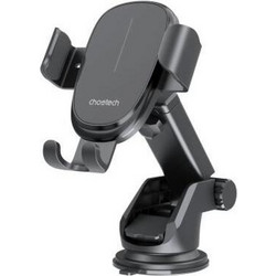 Choetech Universal Βάση Στήριξης Αεραγωγού Αυτοκινήτου T203-F Gravity με Ασύρματη Φόρτιση 15W Μαύρο - (T203-F, T203-F-ACBK)