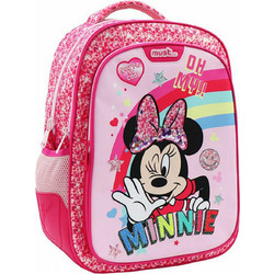 Must Disney Minnie Mouse Oh My Minnie Σχολική Τσάντα Πλάτης Δημοτικού Ροζ 000562944