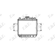 Ψυγειο 800CC (30x34,5) Suzuki Alto 89-91 - 082906300