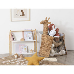 Βιβλιοθήκη Maison Atmosphera με 2 ράφια και διαστάσεις 56x15x50.8cm - Aπόχρωση Ξύλου/Λευκό 174220