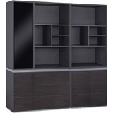 HomeMarkt Βιβλιοθήκη 2τμχ 201.5x40x200cm HM11200