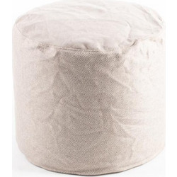 Linea Πουφ Σκαμπό Στρογγυλό Jute 45x50εκ
