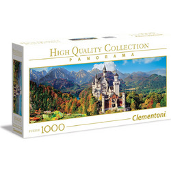 Puzzle Clementoni Panorama Το Κάστρο του Neuschwanstein 1000 Κομμάτια