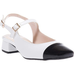BEATRIS B380 ΛΕΥΚΟ-ΜΑΥΡΟ SLINGBACK ΓΟΒΕΣ