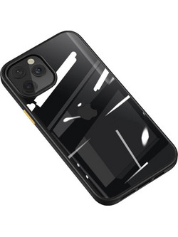 Θήκη USAMS PC+TPU Janz Series για iPhone 12 Mini, διαφανής και περιμετρικά μαύρη