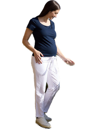 Prenatal Παντελόνι Εγκυμοσύνης Λευκό 1391806