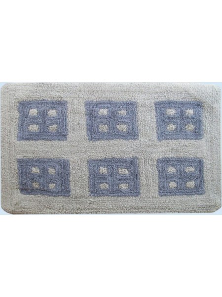 ΠΑΤΑΚΙ ΜΠΑΝΙΟΥ Παράθυρο 50Χ85 Grey Cotton 100%
