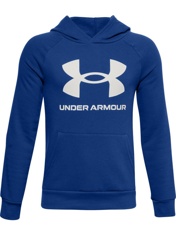 Under Armour Rival Παιδικό Φούτερ με Κουκούλα Royal Blue 1357585-400