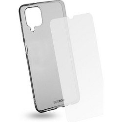 EGOBOO Clear TPU for Samsung A12/A12S/A12N, Transparent + Tempered Glass