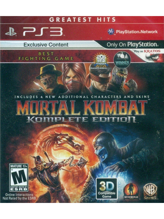 Mortal Kombat Komplete Edition PS3