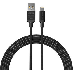 Golf GC-52I-BK Braided USB-A to Lightning Cable 1m Black