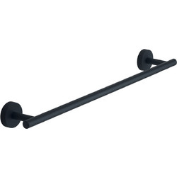 Gedy Eros 2321-45 Πετσετοκρεμάστρα 45cm Μαύρη Ματ