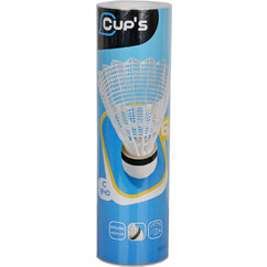 RCL badminton shuttlecock white tube