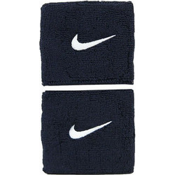NIKE SWOOSH WRISTBANDS 2 PK OBSIDIAN/WHITE