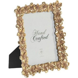 Κορνίζα DKD Home Decor 18 x 2,6 x 22,7 cm Χρυσό Ρητίνη Blomster Τροπικό