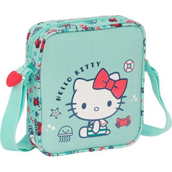 Τσάντα Ώμου Hello Kitty Sea lovers Τυρκουάζ 16 x 18 x 4 cm