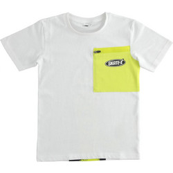 iDo Παιδικό T-Shirt Κοντομάνικο Λευκό 44809-J492