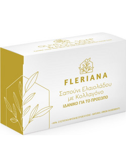 Power Health Fleriana Olive Oil Collagen Ενυδατική Μπάρα Σαπουνιού Καθαρισμού Προσώπου 100gr