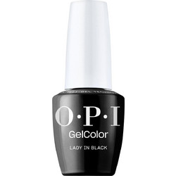 OPI GelColor GCT02 Lady In Black Ημιμόνιμο Βερνίκι Νυχιών 15ml