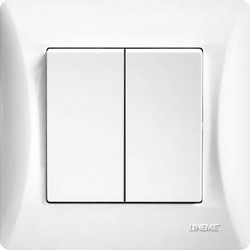 LINEME ΔΙΑΚΟΠΤΗΣ ΔΙΠΛΟΣ ΚΟΜΙΤΑΤΕΡ ΛΕΥΚΟΣ 50-00103-1