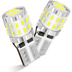 NovSight Λάμπες Αυτοκινήτου T10 Canbus LED 6500K Ψυχρό Λευκό 12-24V 3W 2τμχ A620-W-T10-2