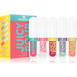 essence Juicy Bomb Lip Oil Set σετ δώρου για τα χείλη 5 τμχ