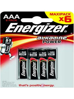 Energizer Alkaline Power AAA 6τμχ