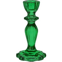 Kηροπήγιο Πράσινο Γυάλινο Boho Talking Tables (16 cm)
