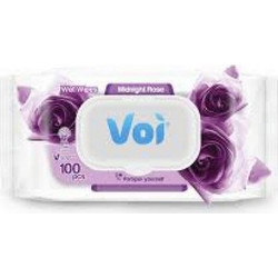 Voi Midnight Rose Μωρομάντηλα Χωρίς Οινόπνευμα 100τμχ