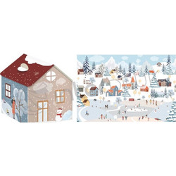 Puzzle interDRUK Winter Town 250 Κομμάτια