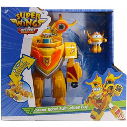 Just Toys Super Wings Pet Robot Suit Golden Boy
