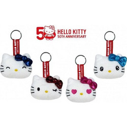Sanrio - Hello Kitty: 50th Anniversary Λούτρινο Μπρελόκ (Τυχαίο Σχέδιο)