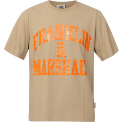 Franklin & Marshall JERSEY T-SHIRT Μπεζ