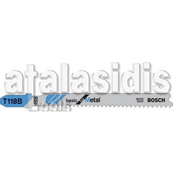 BOSCH T118B Πριονόλαμες Σέγας Κοπής Μετάλλου Μεσαίου Μεγέθους 2608631014