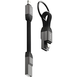 Καλώδιο Φόρτισης SWISSTEN (71551060) USB-A σε Lightning - 15W, QC, USB 2.0 - Μαγνητικό Μπρελόκ - Μαύρο 71551060