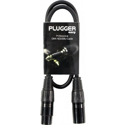 PLUGGER Τερματισμένο Καλώδιο DMX XLR-XLR Easy, 1.5m