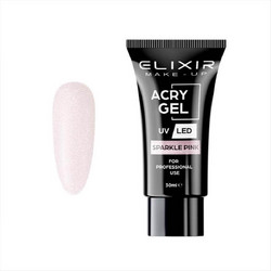 Elixir 713 Sparkle Pink Acrygel 30ml