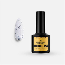 Elixir Semigel 1127 Top Coat Ημιμόνιμο Βερνίκι Νυχιών