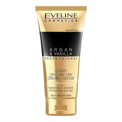 Eveline Cosmetics Argan & Vanilla Hand & Nail Spa Cream Ενυδατική Κρέμα Χεριών & Νυχιών 100ml