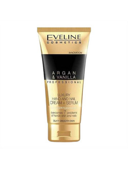 Eveline Cosmetics Argan & Vanilla Hand & Nail Spa Cream Ενυδατική Κρέμα Χεριών & Νυχιών 100ml