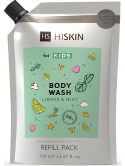 HiSkin Lime & Mint Kids Refill Παιδικό Αφρόλουτρο σε Gel 700ml