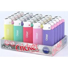 Cricket Mini Pastel Αναπτήρας Συσκευασία 50 Τεμαχίων
