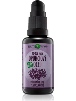 Purity Vision 100% Raw Bio Opuntia Oil Βιολογικό Ενυδατικό Λάδι Προσώπου 15ml