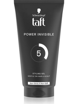 Schwarzkopf Taft Power Invisible Styling Hold 5 Gel Μαλλιών Ανδρικό Δυνατό Κράτημα 150ml