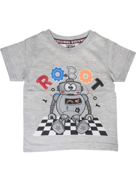 Mago κοντομάνικη μπλούζα με τύπωμα Grey Robot