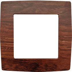 Πλαίσιο Διακόπτη 1 Θέσης Prime 1000119006 Wood Effect Brown Aca