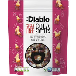 Ζελεδάκια Cola χωρίς ζάχαρη Diablo 75g - Diablo
