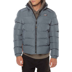 Superdry Ανδρικό Μπουφάν Χειμωνιάτικο Puffer Γκρι M5011912A-9VC