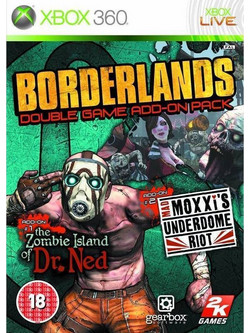 Borderlands Double Game Add-On Pack Used Xbox 360