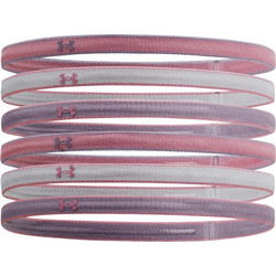 UA Mini Headbands (6pk) Pink Elixir/Violet Gray/Violet Gray